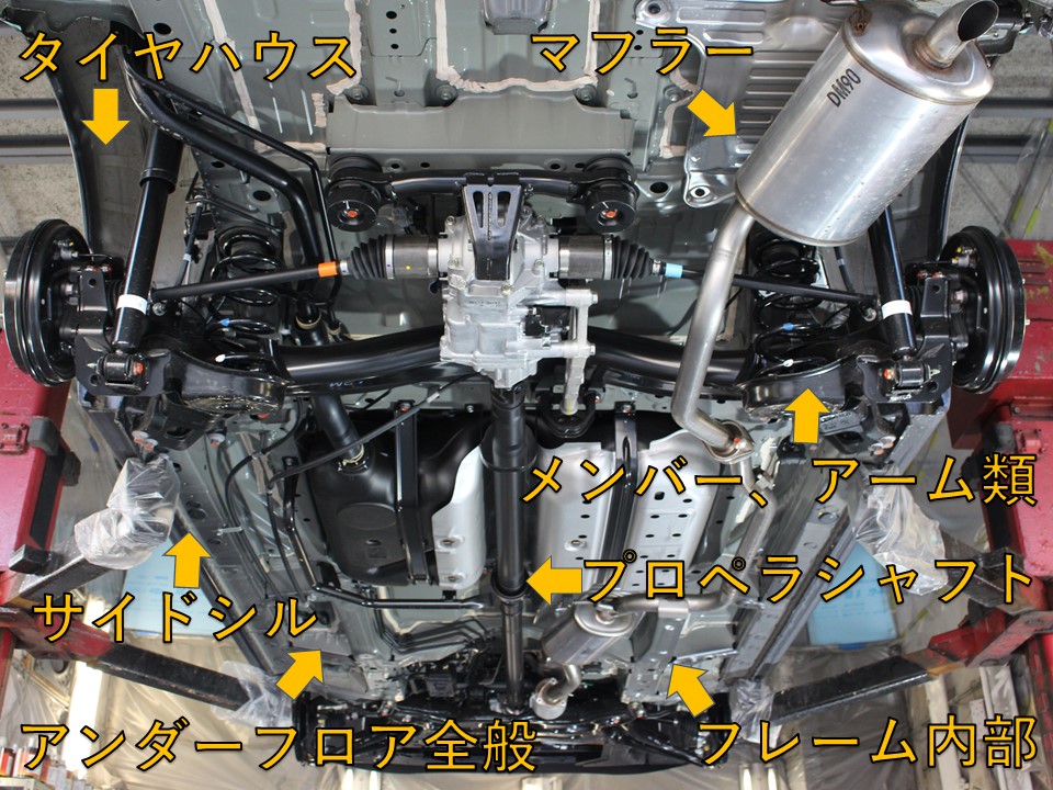 ノックスドール防錆施工 価格表